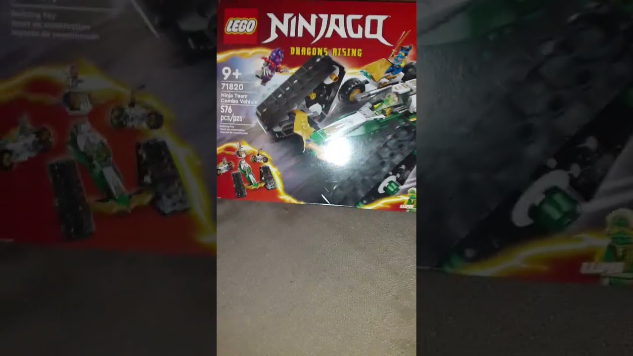 NINJAGO DRAGON RISING SEASON 2 NINJA TEAM COMBO VEHICLE SET