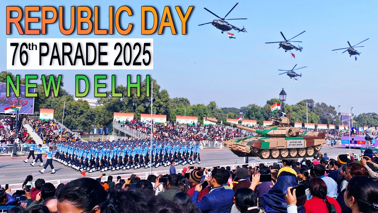 Republic Day Parade 2025 - Kartavya Path & India Gate, New Delhi ...