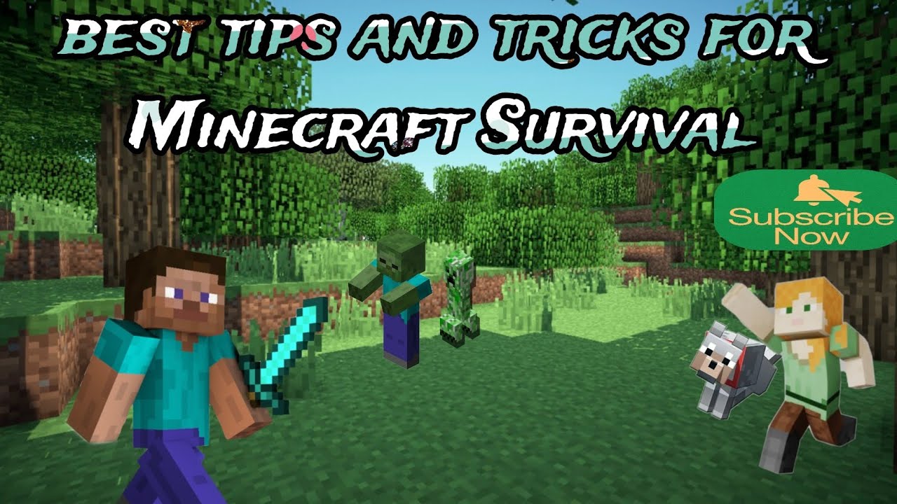 best tips and tricks for Minecraft pe #newvideo - YouTube