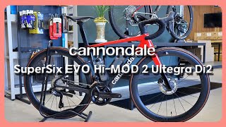 캐논데일 슈퍼식스 에보 하이모드2 울테그라 Di2 (상세사진&무게)