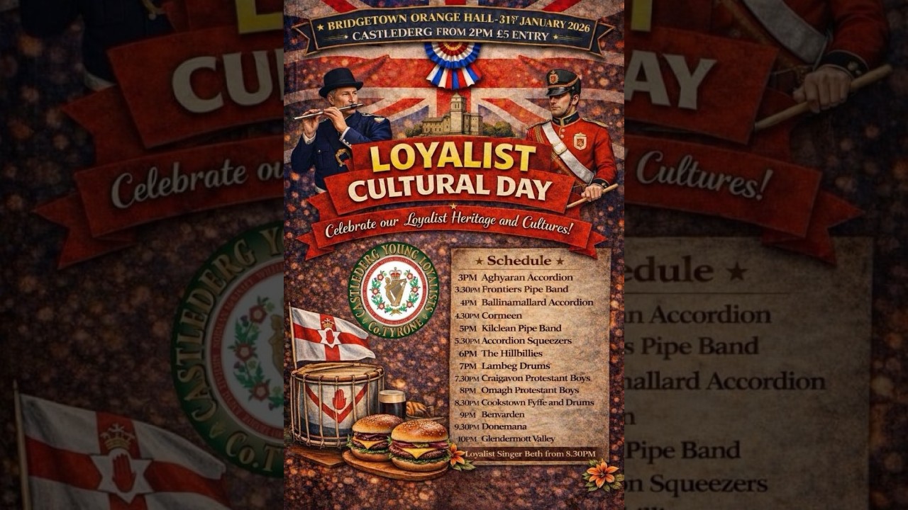 Castlederg Young Loyalists Flute Band Loyalist Cultural Day 31/01/26 (Full Concert)