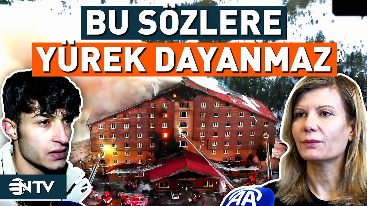 Bu Sözlere Yürek Dayanmaz! Bolu Kartalkaya’da Yangından Kurtulanlar Yaşadıklarını Anlatıyor | NTV