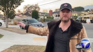 Ryan Smith ABC News Live at the Eaton Fire in Altadena, CA