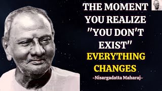 The Moment You Realize "You Don't Exist" – Everything Changes – Nisargadatta Maharaj Wisdom