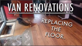 Replacing My Campers Floor. [CONVERTED AMBULANCE Renovations]