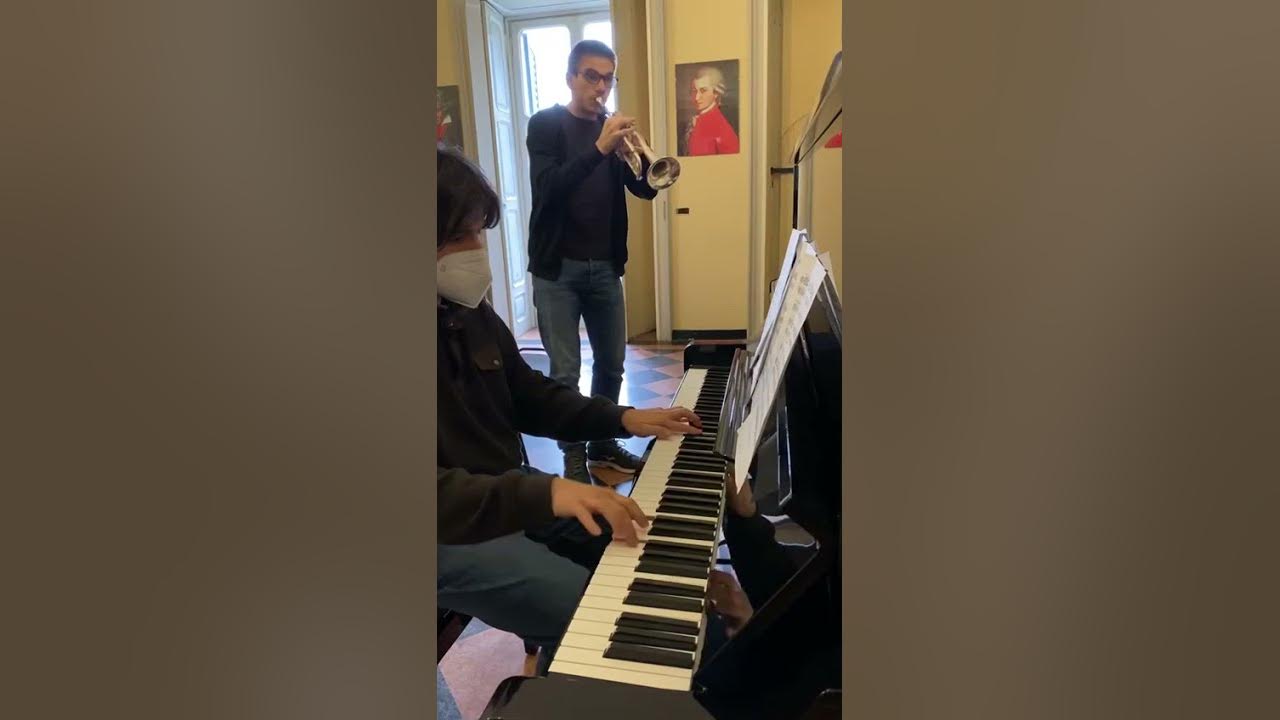 Mozart,dall’opera Il Flauto magico,”Ein mädchen oder weibchen”.Jacopo Borghi 🎺,Tommaso Grandi 🎹.