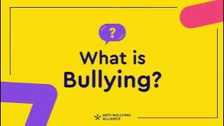 What is bullying?