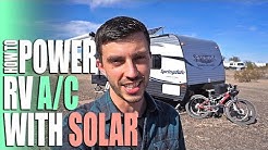 How to Power an RV Air Conditioner with Solar - Full Time RV Living