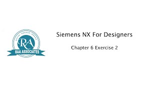 Chapter 6 Exercise 2 - c06exr2 Siemens NX