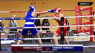 Danielle Doherty vs Tamara Thibeault  - 2025 Boxing Canada Nationals - Session 5