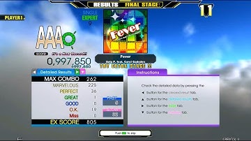 [SM5/DDR A] Fever Expert Mode Great Full Combo AAA