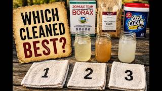 Borax vs Washing Soda vs OxiClean - Which Actually Works?