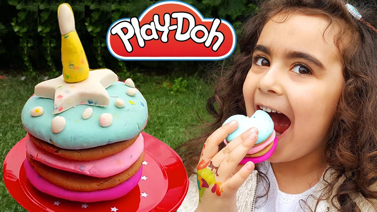 Play Doh Oyun Hamurundan Pasta Yapımı Vlog Piknik UmiKids YouTube