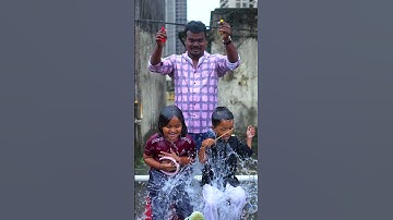 Anam Arhaan Water Balloon Popping challenge 🤪 #shorts #viralvideos #viralshorts