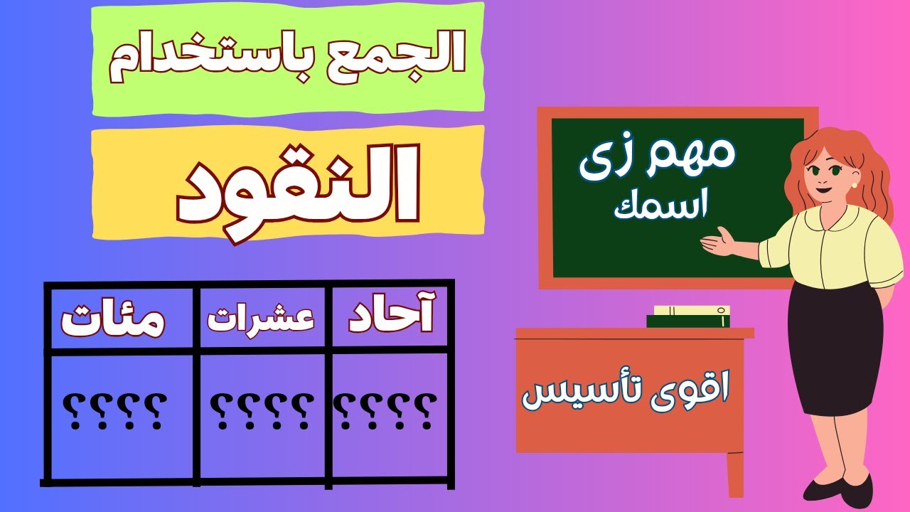 شرح درس الجمع باستخدام النقود رياضيات الصف الثاني الابتدائي ترم ثاني منهج جديد ٢٠٢٤ مهم زى اسمك 👍😍