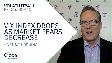 VIX Index Drops As Market Fears Decrease