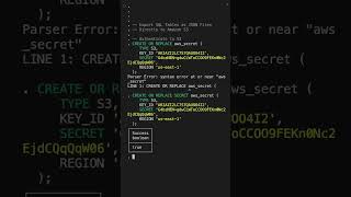 Export SQL Tables to Amazon S3 (JSON)