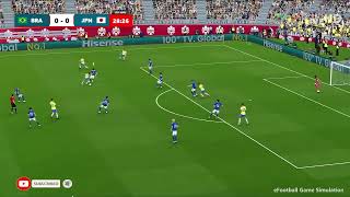 Brazil vs Japan | Video Game Simulation