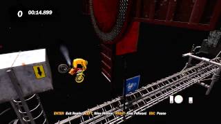 Trials Evolution Gold Edition, custom track: "Deep space trials"
