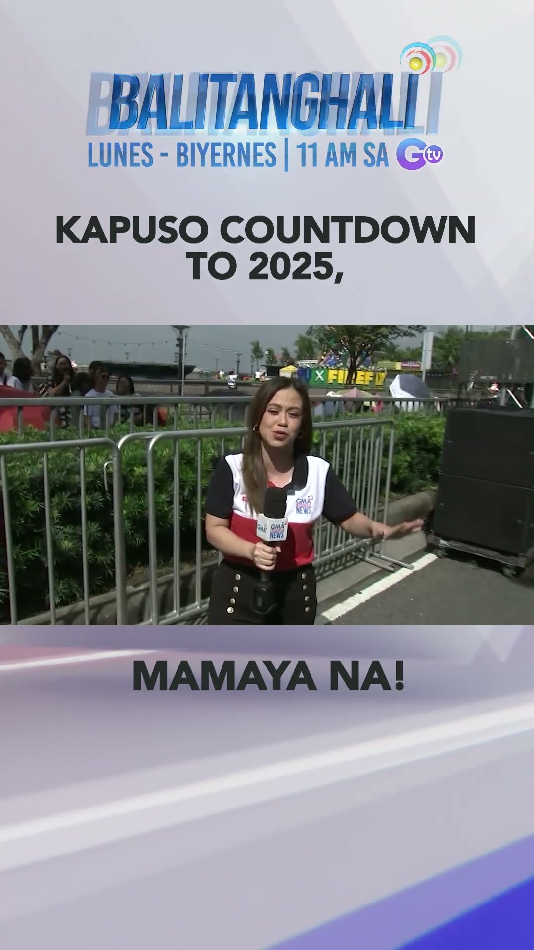All-set na ang Kapuso Countdown to 2025! #shorts l Balitanghali