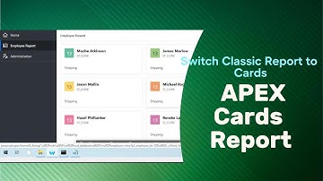 Change Boring #classic Report to Apex Card Report in– No Classic Report Needed! #OracleAPEX