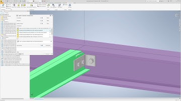 Creating own custom connections for steel design in Autodesk Inventor with SolidSteel parametric