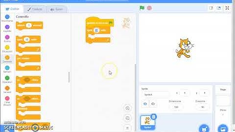 Iterazione enumerativa codifica con SCRATCH