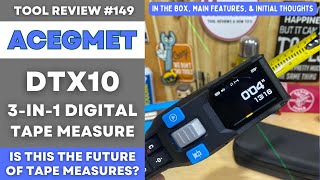 ACEGMET DTX10 3-1 Digital Tape Measure - Is this the Future of Tape Measures? #tools #tapemeasure