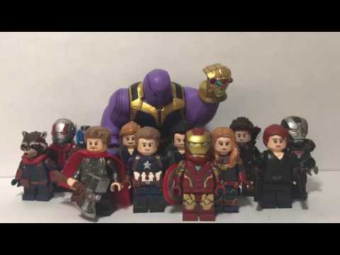 Lego Avengers Endgame Custom Minifigure Showcase Youtube - avengers infinity war showcase roblox