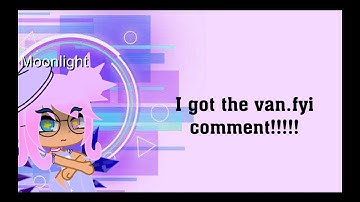 I GOT THE VUN.FYI COMMENT!!!!!! 😨😨😨😨update: It