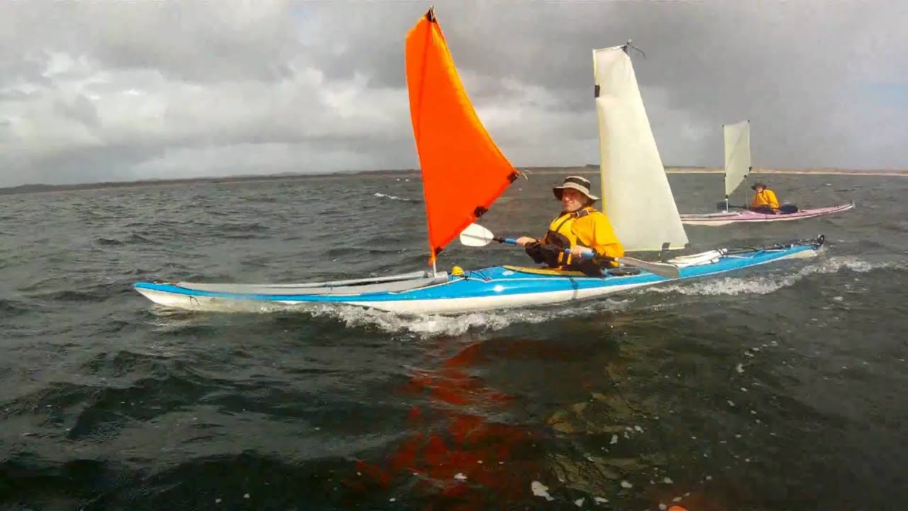 kayak sailboat