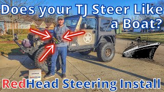 Jeep Steering Gearbox Replacement [Redhead Steering] by Wheelin' with Wally 3,383 views 1 year ago 35 minutes