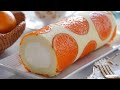 🍊 아름답고 맛있는 오렌지 롤케이크 꼭 만들어 보세요. / Beautiful and delicious Orange Roll Cake