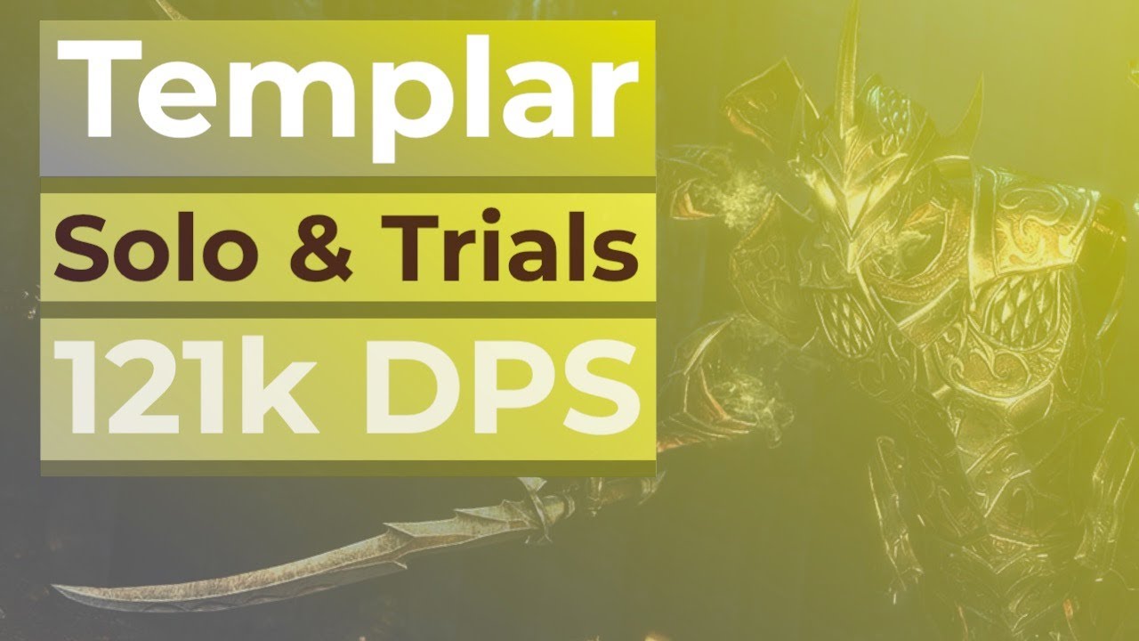 ESO Templar Melee Magplar for Solo, Arena, & Trials YouTube