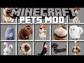 Minecraft SECRET LIFE OF PETS MOD / CHOOSE WHICH DOG, CAT OR HAMSTER IS THE BEST !! Minecraft Mods