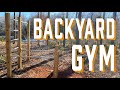 Diy backyard gym