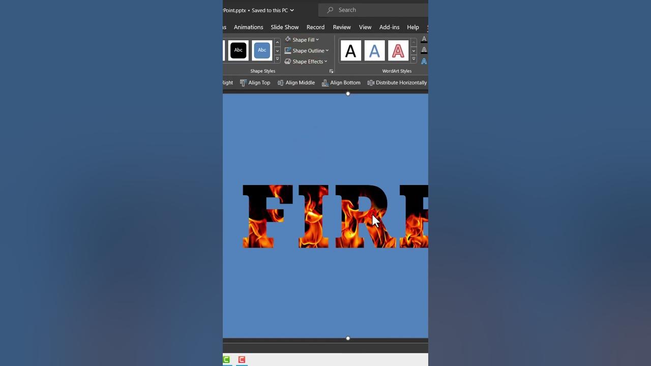 Creative text trick in powerpoint youtube