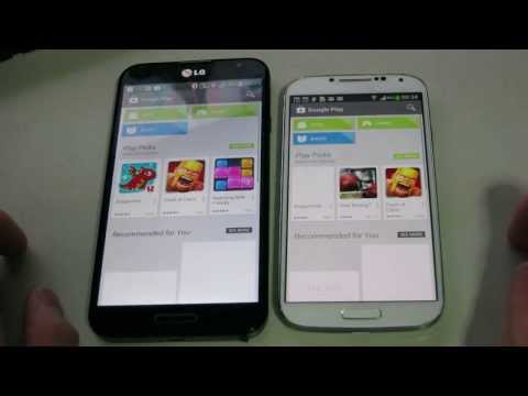 [Play Store Test] LG Optimus G Pro vs Samsung Galaxy S4