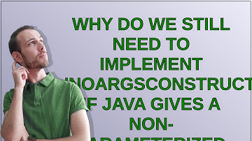 Why do we still need to implement 