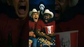 #scream Iván Lenny Y El Moreno #halloween #funny #memes #horror #movie #aiart #netflix