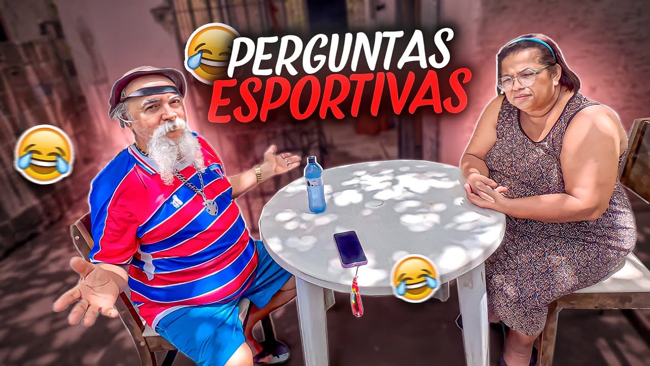 DESAFIO DAS PERGUNTAS ESPORTIVAS PARA LUIZ DO SOM E DONA ZAZA | PALPITES