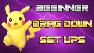 Smash Ultimate Pikachu Beginner Drag Down Combos | Meta Of Smash