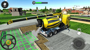 Drive Simulator 2 #15 - Modern House Construction! - Android gameplay