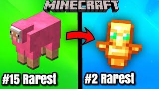 Top 15 RAREST Items In Minecraft! (#2 is AMAZING!)