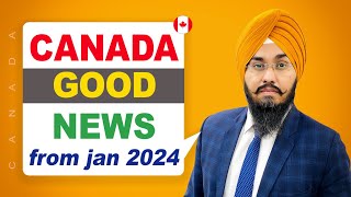 CANADA GOOD NEWS from Jan 2024 | STUDY VISA UPDATES 2023 | USA CANADA UK