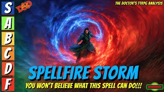 Spellfire Storm - This DnD Spell Does What??? Dnd Spell Review