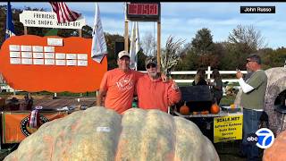 3,156-pound pumpkin aims for world record