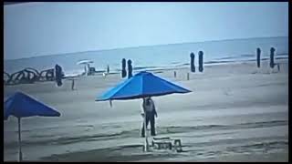 Turista es impactada por un rayo en las playas de Cartagena.