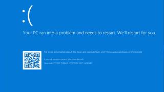 Boot Screen - Windows 8/8.1/10 (BSOD)