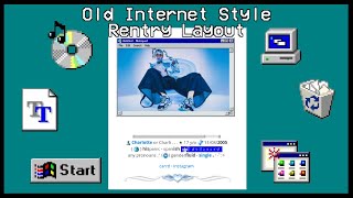 ✰┊ ❝ Old Internet Style Rentry.co Layout (no. 2) ❞  ˊˎ-